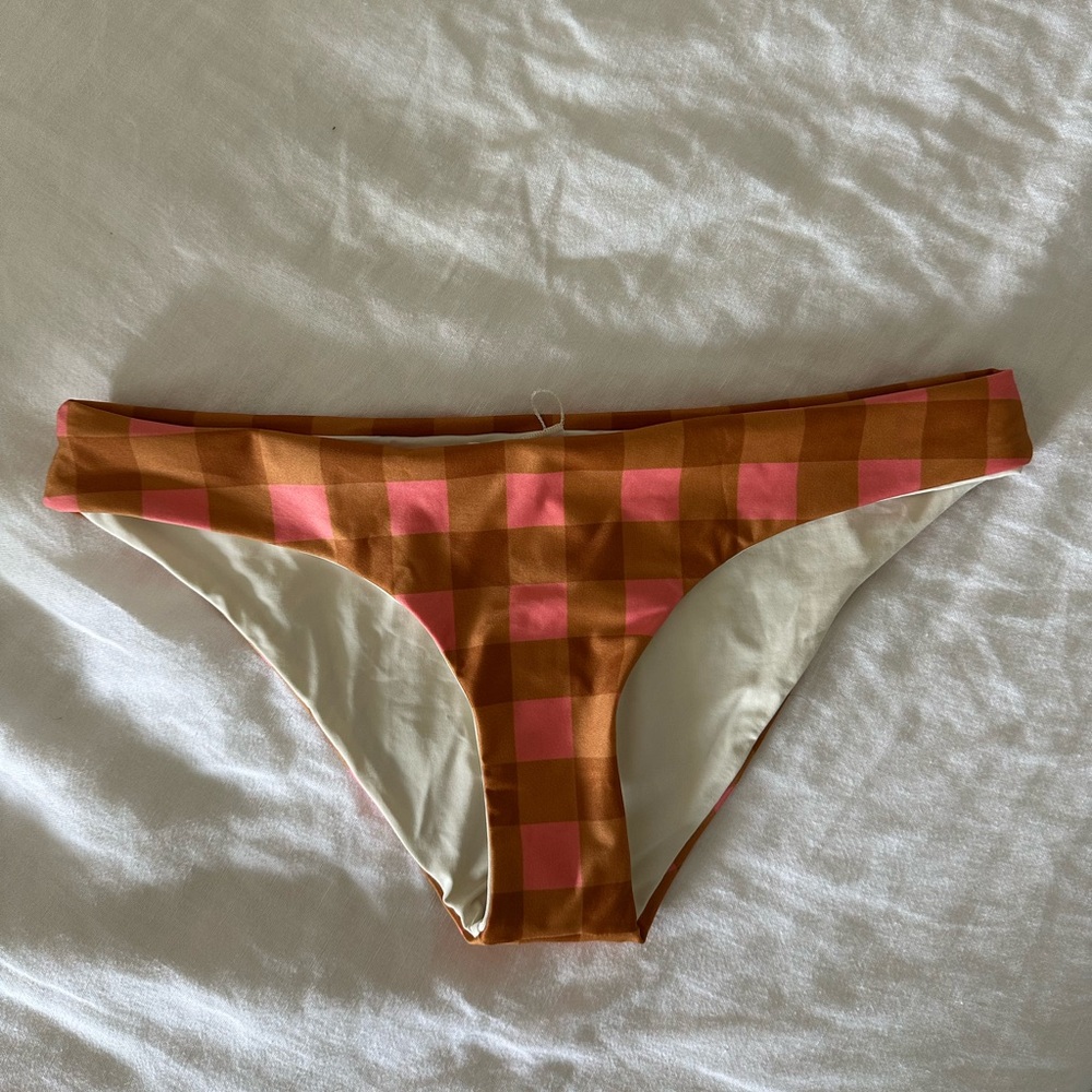 L*Space Pink and Brown Bikini Bottom